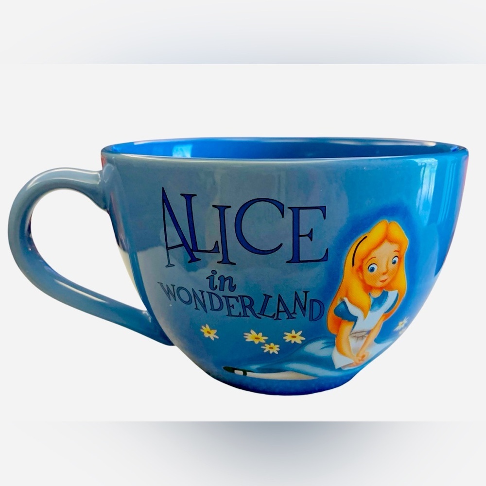 Disney Store, Alice in Wonderland Blue Oversized Mug‎